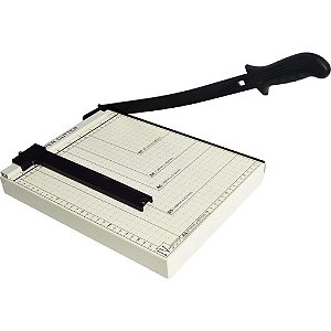 Guilhotina Cortadeira A4 para 10 Folhas Branco e Preto