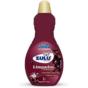 Limpador Perfumado ZULU/COALA Orquídea Negra 1L Caixa com 12 Unidades