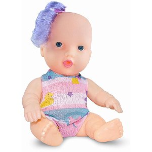 Boneca Meu Beijinho BABY Hair com Tesoura e Mecha Trocável