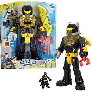 Imaginext Batman Insiders EXO-TRAJE 30CM com Luzes e Acessórios