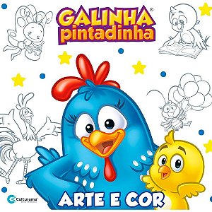 Livro Infantil Colorir ARTE e COR Galinha Pintadinha