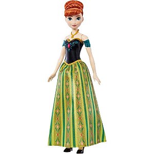 Boneca Disney Frozen ANNA Canções Mágicas com Música em 4 Idiomas