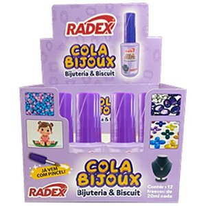 Cola para Artesanato Bijoux 20ML Display com 12 Unidades