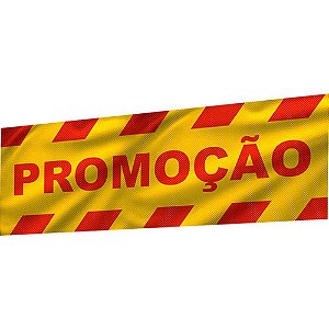 TNT Estampado 1,40M 40G Faixa Promoção Rolo com 25 Metros