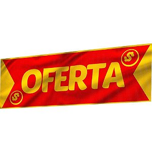 TNT Estampado 1,40M 40G Faixa Oferta Rolo com 25 Metros