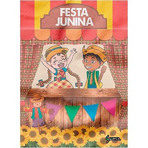 TNT Estampado 1,40M 40G Painel Barraca Junina Rolo com 25 Metros