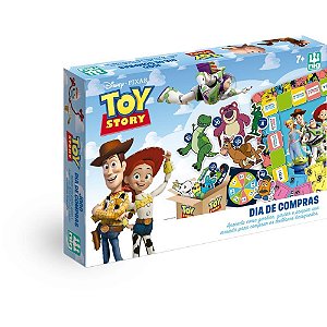 Jogo de Tabuleiro TOY STORY Dia de Compras - Educação Financeira Infantil