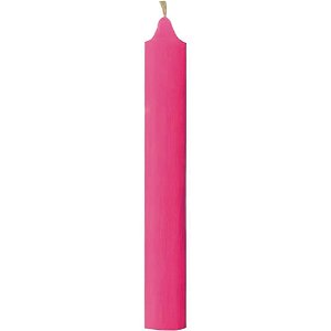 Vela para Aniversário Lisa Rosa Cartela com 10 Unidades
