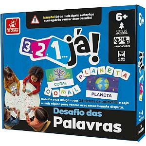 Jogo Educativo 3.2.1 JÁ - Desafio das Palavras