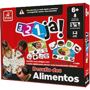 Jogo Educativo 3.2.1 JÁ – Desafio dos Alimentos Interativo e Divertido
