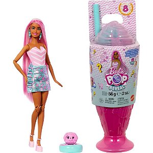 Barbie Reveal Chelsea POP Série Milkshake Caixa com 4 Unidades