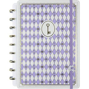 Caderno Inteligente Médio ISA Akkari Purple KEY com 80 Folhas