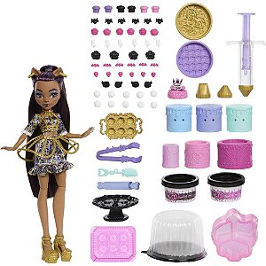 Playset Monster HIGH Clawdeen SCARY Sweet com Acessórios de Bolo