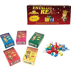 Estalinho de Salão Diversão Segura Pacote com 10 Unidades Display com 50