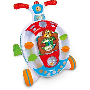 Andador BABY Walker Colorido com Som Bolinhas e Chocalho Maral
