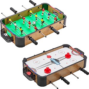 Pebolim Totó e Hockey DM SPORTS 2 em 1