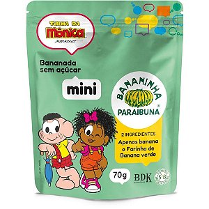 Doce Turma da Mônica Bananinha sem Açúcar 70G Natural e Saudável