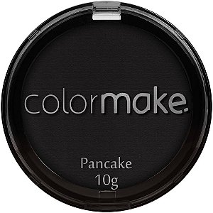 Pintura Facial Pancake Profissional Preto 10G Display com 12 Unidades