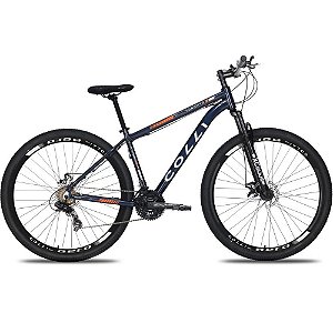 Bicicleta ARO 29 Colli Toronto Azul Metálico Quadro 17 com 21 Velocidades