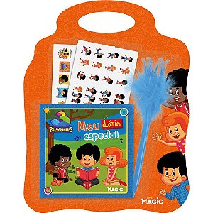 Diário 3 Palavrinhas Meu Diário Especial com Adesivos e Caneta