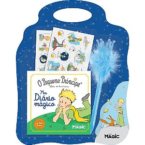 Diário o Pequeno Príncipe Meu Diário Mágico com Adesivos e Caneta