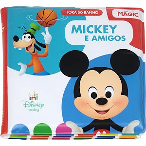 Livro para Banho Mickey e Amigos 14X14CM