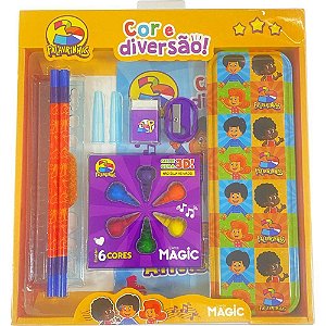 Maleta para Pintura 3 Palavrinhas COR e Diversão