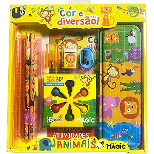 Maleta para Pintura Animais COR e Diversão