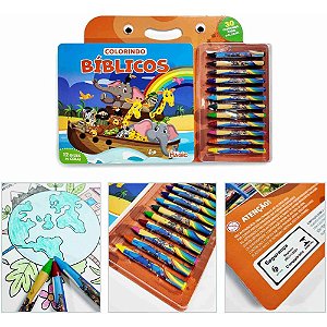 Maleta para Pintura Colorindo Bíblicos