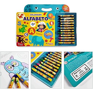 Maleta para Pintura Colorindo o Alfabeto