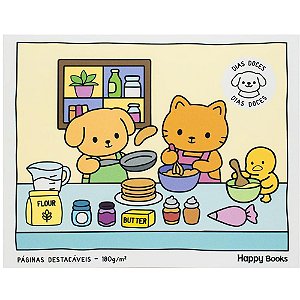 Livro de Colorir COZY e Cute: Dias Doces com Ilustrações Acolhedoras