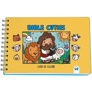 Livro de Colorir Bible Cuties 64 Páginas 150G com Acetato 15X21CM