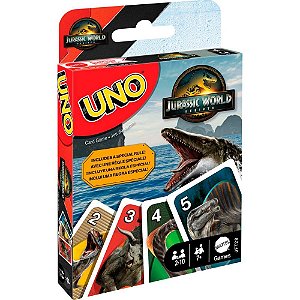 Jogo de Cartas UNO Jurassic WORLD 4
