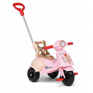 Veículo Infantil Vespita Amalfi com SOM, Haste e Adesivos 30KG