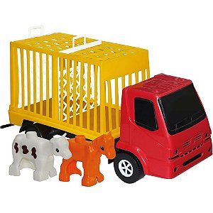 Caminhão Super TRUCK Rodeio com 2 Bonecos Sortido Monte Líbano