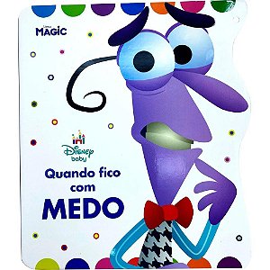 Livro Infantil Ilustrado Quando Fico com Medo Disney BABY