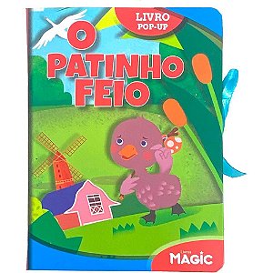 Livro Infantil Ilustrado Patinho Feio com POP-UP