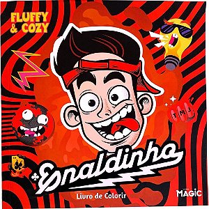 Livro de Colorir Enaldinho FLUFFY e COZY 48 Páginas 24X24CM Magic KIDS