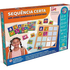 Sequência Certa Jogo Pedagógico Linha Inclusiva Pais & Filhos
