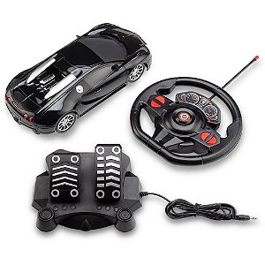 Carrinho Controle Remoto Midnight com Acelerador 1:16 Preto