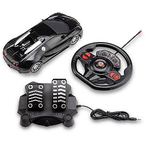 Carrinho Controle Remoto Midnight com Acelerador 1:16 Preto
