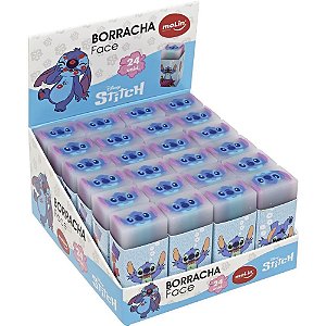 Borracha Decorada STITCH Face Molin Display com 24 Unidades