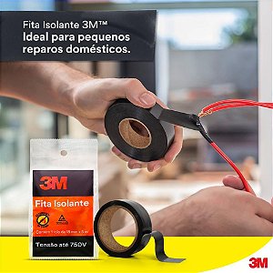 Fita Isolante Imperial SLIM 18MM X 5M – Pacote com 10 Unidades