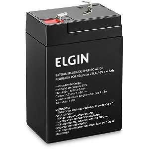 Bateria Selada 6V 4,5AH VRLA ELGIN