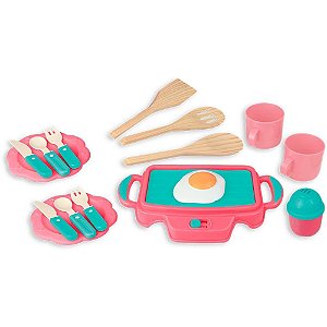 Brincando de Casinha Doce Cozinha PLUS GRILL com Acessórios