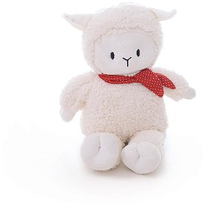 Pelúcia Ovelha Carola II Marfim 38CM Macia e Antialérgica