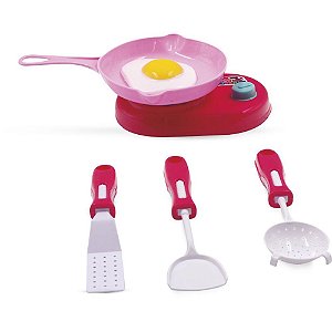 Brincando de Casinha Fogão Superchef com Acessórios