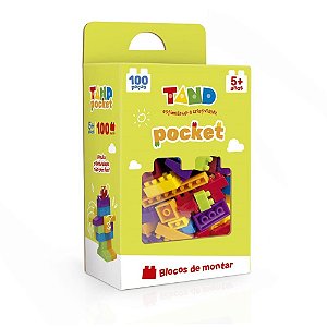 Brinquedo para Montar TAND Pocket 100 Peças