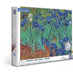 QUEBRA-CABEÇA Cartonado VAN GOGH Lírios 500 Peças