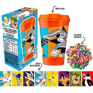 Doce Copão Looney Tunes com Surpresa 600ML Diversão Garantida